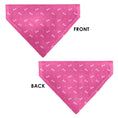 Load image into Gallery viewer, Pet Bandana - BARBIE Script and Palm Tree Icon Pink/White/Orange