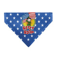 Load image into Gallery viewer, Pet Bandana - Bandana BETTY BOOP Americana Soldier Salute Pose Logo and Stars Blue/White