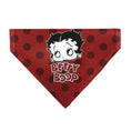Load image into Gallery viewer, Pet Bandana - Bandana BETTY BOOP Face and Text Polka Dot Reds/Black/White