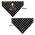 Load image into Gallery viewer, Pet Bandana - Bandana BETTY BOOP Biker Betty Winking Pose and Text Polka Dot Black/White/Yellow