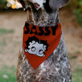 Load image into Gallery viewer, Pet Bandana - Betty Boop #SASSY Face Red/Black
