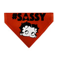 Load image into Gallery viewer, Pet Bandana - Betty Boop #SASSY Face Red/Black