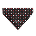 Load image into Gallery viewer, Pet Bandana - Betty Boop Hands on Knees Pose Heart Polka Dot Black/Red/White