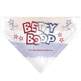 Load image into Gallery viewer, Pet Bandana - Betty Boop Americana Leg Kick Pose White/Red/Blue