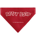 Load image into Gallery viewer, Pet Bandana - Betty Boop USA Heart Pose and Stars White/Red