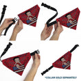 Load image into Gallery viewer, Pet Bandana - Betty Boops Americana Stars and Stripes Pose Reds/White/Blue