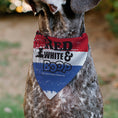 Load image into Gallery viewer, Pet Bandana - Betty Boop RED WHITE & BOOP Stripes Pose White/Red/Blue