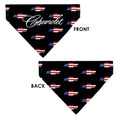 Load image into Gallery viewer, Pet Bandana - CHEVROLET Script and Americana Bowtie Repeat Black