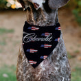 Load image into Gallery viewer, Pet Bandana - CHEVROLET Script and Americana Bowtie Repeat Black