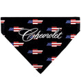Load image into Gallery viewer, Pet Bandana - CHEVROLET Script and Americana Bowtie Repeat Black