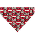 Load image into Gallery viewer, Pet Bandana - Coca-Cola Santa Claus Holiday Poses Stacked Red