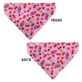 Load image into Gallery viewer, Pet Bandana - CHERRY COKE Cherries and Logo Scattered Pink