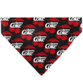 Load image into Gallery viewer, Pet Bandana - CHERRY COKE and Cherries Logo Collage Black/Red/White