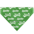 Load image into Gallery viewer, Pet Bandana - SPRITE Logo Repeat Green/White