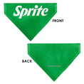 Load image into Gallery viewer, Pet Bandana - SPRITE Text Logo Green/White
