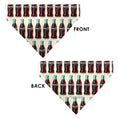 Load image into Gallery viewer, Pet Bandana - Coca-Cola Glass Bottles Collage White
