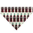 Load image into Gallery viewer, Pet Bandana - Coca-Cola Glass Bottles Collage White