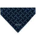 Load image into Gallery viewer, Pet Bandana - COCA-COLA Script Collage Navy/Light Blue