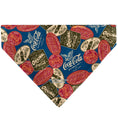 Load image into Gallery viewer, Pet Bandana - Classic COCA-COLA Badges Collage Blue