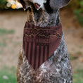 Load image into Gallery viewer, Pet Bandana - RAM CHARGER Americana Browns/Black