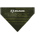 Load image into Gallery viewer, Pet Bandana - RAM TRX Americana Stars and Stripes Weathered Black/Brown/White