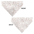 Load image into Gallery viewer, Pet Bandana - Disney Princess Faces Stacked White/Brown