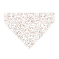 Load image into Gallery viewer, Pet Bandana - Disney Princess Faces Stacked White/Brown