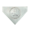 Load image into Gallery viewer, Pet Bandana - Mickey Mouse STAY POSITIVE Line White/Multi Color