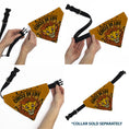 Load image into Gallery viewer, Pet Bandana - The Lion King Young Simba CIRCLE OF LIFE Pose Oranges/Black