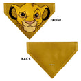 Load image into Gallery viewer, Pet Bandana - Lion King Young Simba Face Close-Up Orange