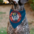 Load image into Gallery viewer, Pet Bandana - MINNIE MOUSE 1928 Dreamy Pose Blue/Red/White/Yellow