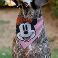 Load image into Gallery viewer, Pet Bandana - Minnie Mouse Smiling Face Close-Up Pink