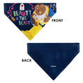 Load image into Gallery viewer, Pet Bandana - BEAUTY & THE BEAST Belle and Beast Dancing Pose Blue/Multi Color