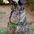 Load image into Gallery viewer, Pet Bandana - Toy Story Buzz Lightyear Face Close-Up Beige