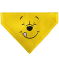 Load image into Gallery viewer, Pet Bandana - Winnie the Pooh Winking Smiling Face Golden Yellow