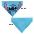 Load image into Gallery viewer, Pet Bandana - Stitch Grinning Pose Blue