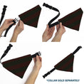 Load image into Gallery viewer, Pet Bandana - A Nightmare on Elm Street Freddy Melted Black/White/Red