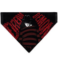 Load image into Gallery viewer, Pet Bandana - A Nightmare on Elm Street Freddy DREAM DEMON Pose Black/Red