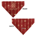 Load image into Gallery viewer, Pet Bandana - HOGWARTS WEASLEY Monogram Icons Red/White