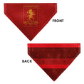 Load image into Gallery viewer, Pet Bandana - Harry Potter GRYFFINDOR Traits Banner and Icons Reds/Yellow