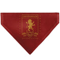Load image into Gallery viewer, Pet Bandana - Harry Potter GRYFFINDOR Traits Banner and Icons Reds/Yellow
