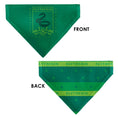 Load image into Gallery viewer, Pet Bandana - Harry Potter SLYTHERIN Traits Banner and Icons Greens/Yellow
