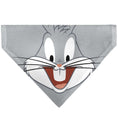 Load image into Gallery viewer, Pet Bandana - LOONEY TUNES Bugs Bunny Face Close-Up Gray