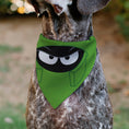 Load image into Gallery viewer, Pet Bandana - LOONEY TUNES Marvin the Martian Face Close-Up Green