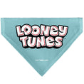 Load image into Gallery viewer, Pet Bandana - Taz Tasmanian Devil CRAZY IN LOVE Heart Pose and Title Logo Blue