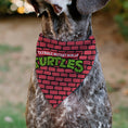 Load image into Gallery viewer, Pet Bandana - TEENAGE MUTANT NINJA TURTLES Brick Title Logo