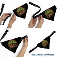 Load image into Gallery viewer, Pet Bandana - Teenage Mutant Ninja Turtles TEAM TURTLES Group Pose Black/Red