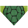 Load image into Gallery viewer, Pet Bandana - Ninja Turtles Leonardo Face and Turtle Shell Character Close-Up Green