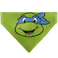 Load image into Gallery viewer, Pet Bandana - Ninja Turtles Leonardo Face and Turtle Shell Character Close-Up Green