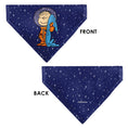 Load image into Gallery viewer, Pet Bandana - Peanuts Astronaut Linus Security Blanket Space Pose Blue